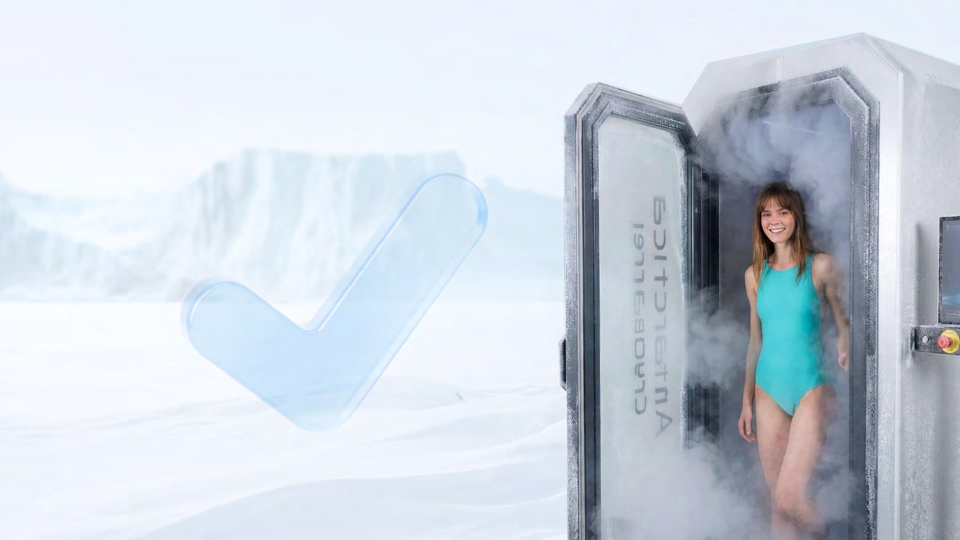 Cryochambre dans un centre de longévité